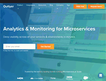 Tablet Screenshot of outlyer.com